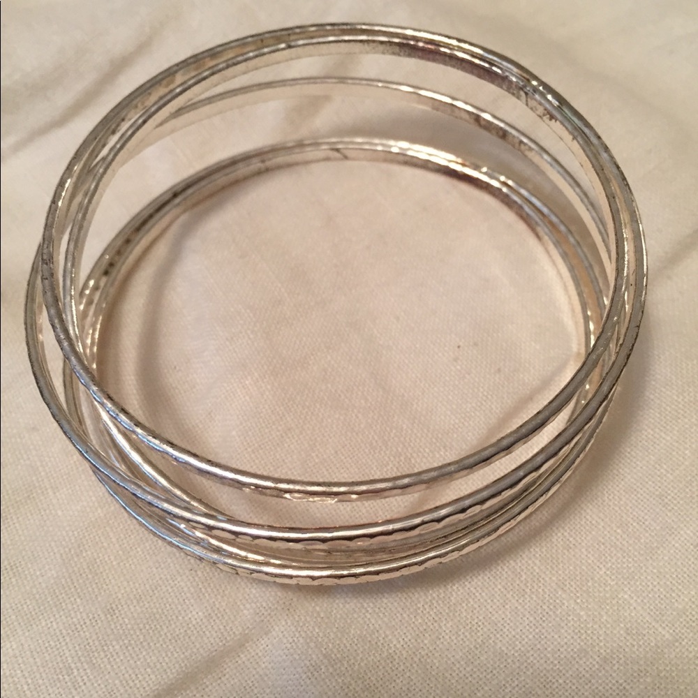 Silver bangle - Picture 2 of 2